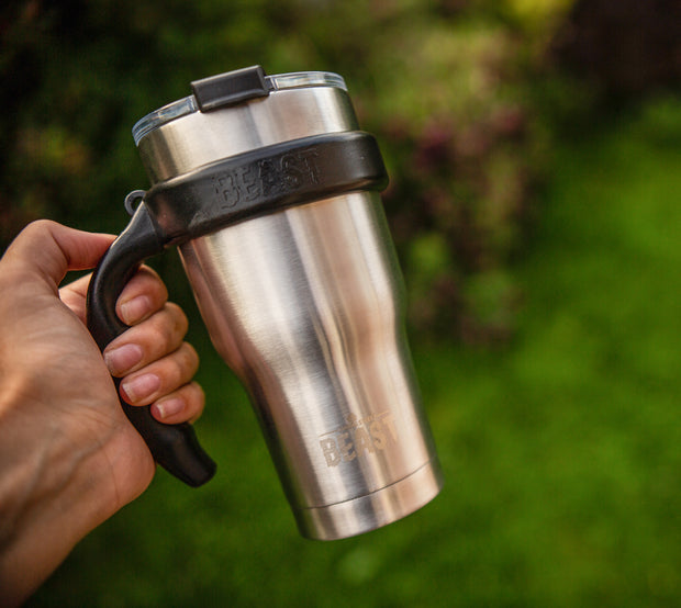 Reusable Stainless Steel Double Insulated Coffee Tumbler With Straw - Greens Steel - 30 oz - Stainless Steel