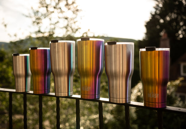 Reusable Stainless Steel Double Insulated Coffee Tumbler With Straw - Greens Steel - 30 oz - Stainless Steel