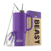 BEAST Stainless Steel Double Wall Insulated Tumbler With Straws