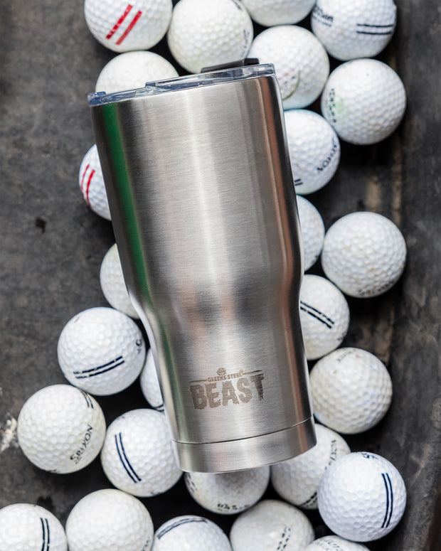 Reusable Stainless Steel Double Insulated Coffee Tumbler With Straw - Greens Steel - 20 oz - Stainless Steel