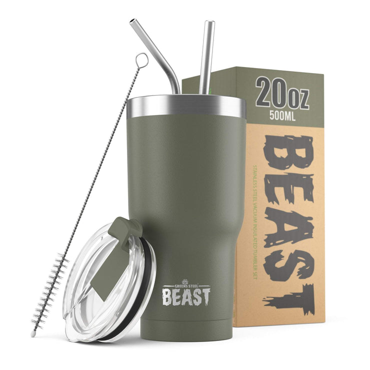 Beast 30 oz Tumbler Stainless Steel Vacuum Insulated Coffee Ice Cup Double  Wall Travel Flask (Coral Pink)