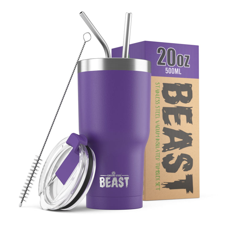 Coleman Brew Insulated Stainless Steel Tumbler Purple Food Images