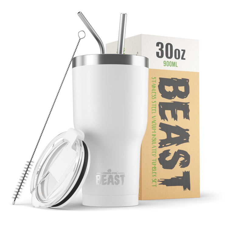 Greens Steel Handle for 40 oz Beast Tumbler Only | Beast Tumbler Handle Anti Slip Travel Mug Grip | Beast Cup Holder | Beast Tumbler Accessories | Li